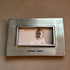 Pewter Baby Frame by MudPie 3"x5", NEW